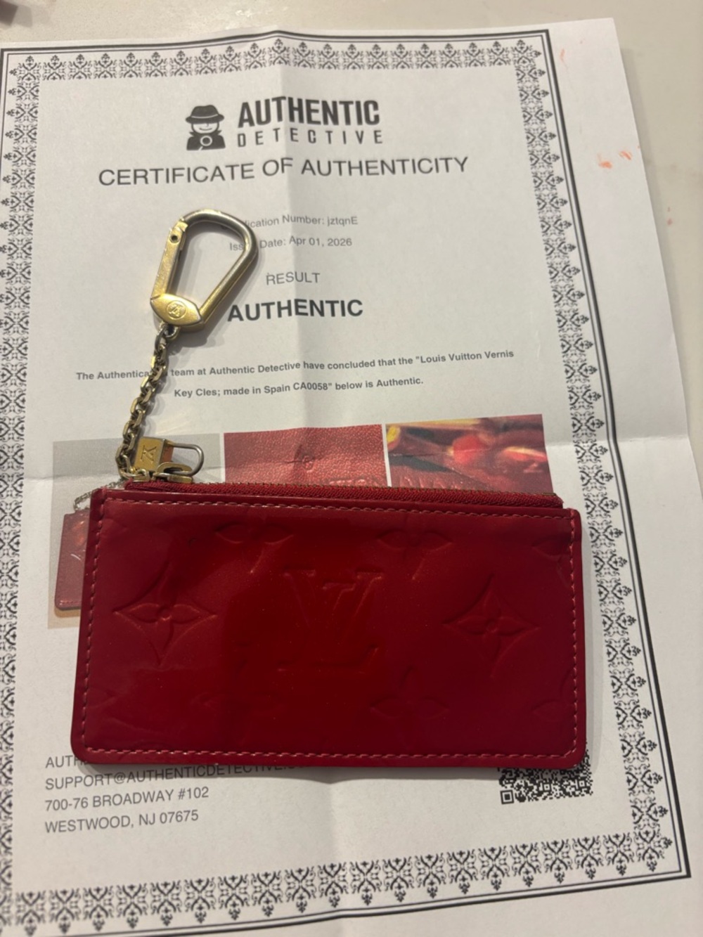 Louis Vuitton pochette cle coin